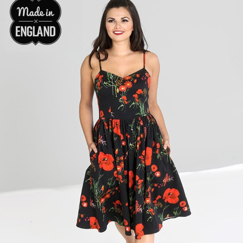 Hell Bunny Poppy Dress - XL